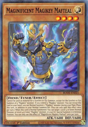 Maginificent Magikey Mafteal (BODE-EN021) - Common - 1st Edition - Burst of Destiny