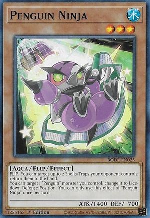 Penguin Ninja (BODE-EN025) - Common - 1st Edition - Burst of Destiny