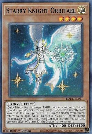 Starry Knight Orbitael (BODE-EN027) - Common - 1st Edition - Burst of Destiny