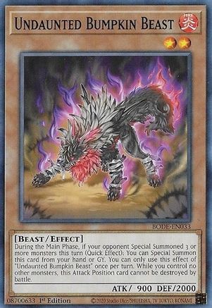 Undaunted Bumpkin Beast (BODE-EN033) - Common - 1st Edition - Burst of Destiny