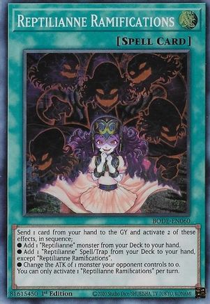 Reptilianne Ramifications (BODE-EN060) - Super Rare - Burst of Destiny