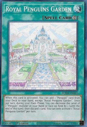 Royal Penguins Garden (BODE-EN063) - Common - Burst of Destiny