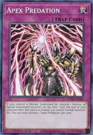 Apex Predation (BODE-EN084) - Common - Burst of Destiny