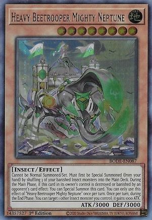 Heavy Beetrooper Mighty Neptune (BODE-EN087) - Ultra Rare - Burst of Destiny