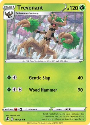 Trevenant 17/264  - Uncommon - SWSH08: Fusion Strike