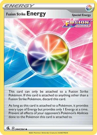 Fusion Strike Energy 244/264  - Uncommon - SWSH08: Fusion Strike