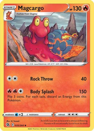 Magcargo 35/264  - Uncommon - SWSH08: Fusion Strike