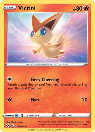 Victini 36/264  - Uncommon - SWSH08: Fusion Strike