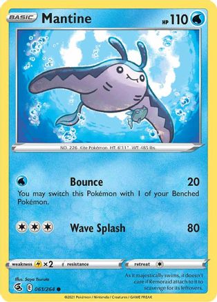 Mantine 61/264  - Common - SWSH08: Fusion Strike