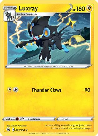 Luxray 93/264  - Rare - SWSH08: Fusion Strike