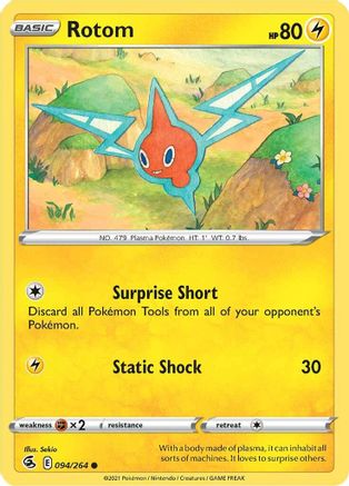Rotom 94/264  - Common - SWSH08: Fusion Strike