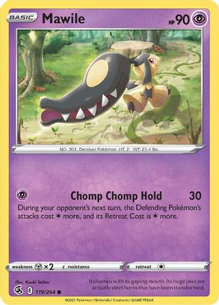 Mawile 119/264  - Common - SWSH08: Fusion Strike