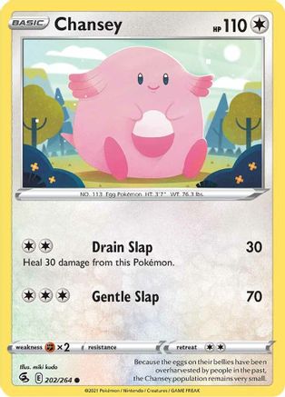 Chansey 202/264  - Common - SWSH08: Fusion Strike
