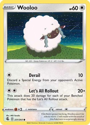 Wooloo (221) 221/264  - Common - SWSH08: Fusion Strike
