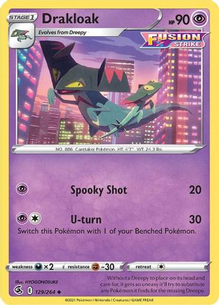 Drakloak 129/264  - Uncommon - SWSH08: Fusion Strike