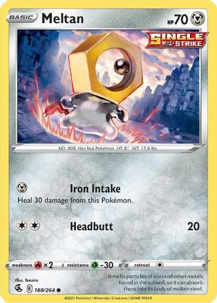 Meltan 188/264  - Common - SWSH08: Fusion Strike