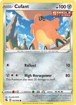 Cufant 191/264  - Common - SWSH08: Fusion Strike