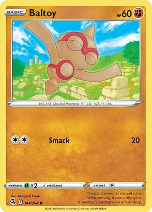 Baltoy 144/264  - Common - SWSH08: Fusion Strike