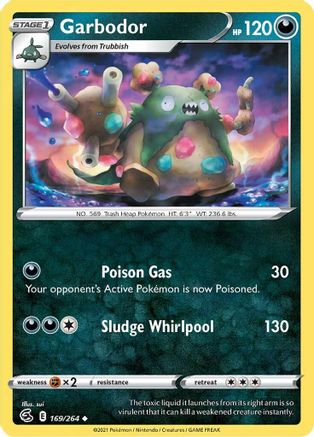 Garbodor 169/264  - Uncommon - SWSH08: Fusion Strike