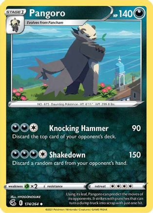 Pangoro 174/264  - Uncommon - SWSH08: Fusion Strike