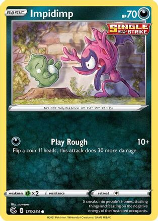 Impidimp 176/264  - Common - SWSH08: Fusion Strike