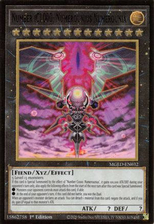 Number iC1000: Numerounius Numerounia (MGED-EN032) - Premium Gold Rare - Maximum Gold: El Dorado