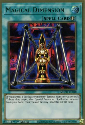 Magical Dimension (MGED-EN040) - Premium Gold Rare - 1st Edition - Maximum Gold: El Dorado
