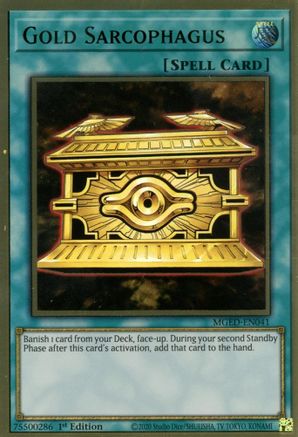 Gold Sarcophagus (MGED-EN041) - Premium Gold Rare - Maximum Gold: El Dorado