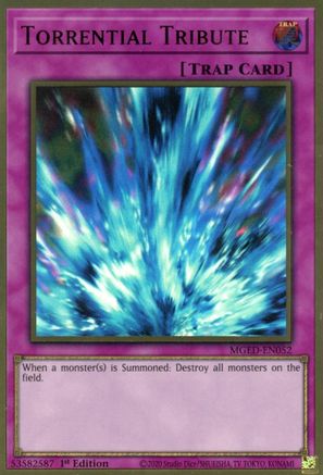 Torrential Tribute (MGED-EN052) - Premium Gold Rare - Maximum Gold: El Dorado