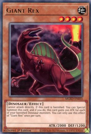 Giant Rex (MGED-EN055) - Rare - 1st Edition - Maximum Gold: El Dorado