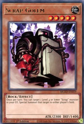 Scrap Golem (MGED-EN059) - Rare - Maximum Gold: El Dorado