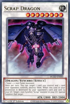 Scrap Dragon (MGED-EN060) - Rare - 1st Edition - Maximum Gold: El Dorado