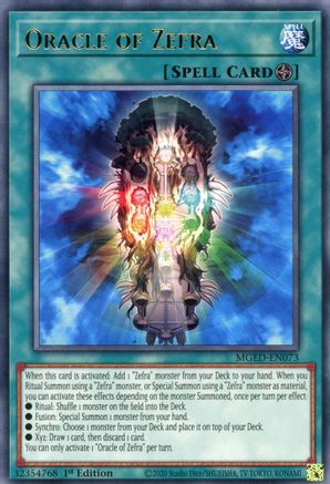 Oracle of Zefra (MGED-EN073) - Rare - Maximum Gold: El Dorado