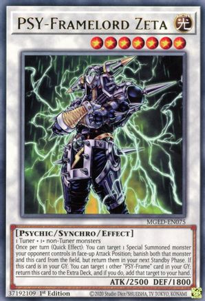 PSY-Framelord Zeta (MGED-EN075) - Rare - 1st Edition - Maximum Gold: El Dorado
