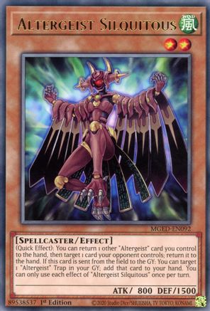 Altergeist Silquitous (MGED-EN092) - Rare - Maximum Gold: El Dorado