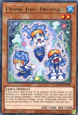 Prank-Kids Dropsies (MGED-EN108) - Rare - 1st Edition - Maximum Gold: El Dorado