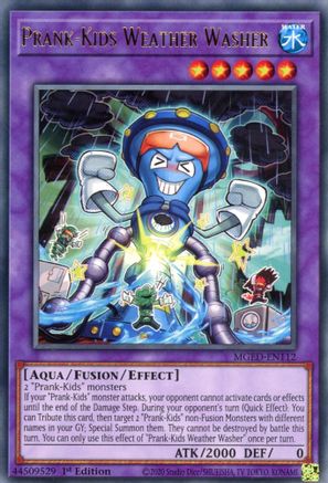 Prank-Kids Weather Washer (MGED-EN112) - Rare - 1st Edition - Maximum Gold: El Dorado