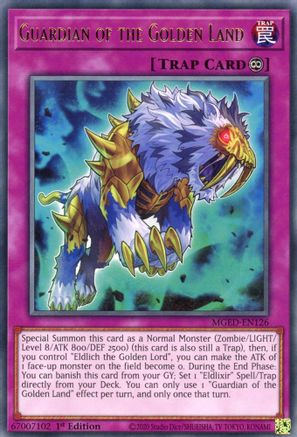 Guardian of the Golden Land (MGED-EN126) - Rare - Maximum Gold: El Dorado