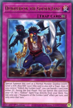 Huaquero of the Golden Land (MGED-EN127) - Rare - 1st Edition - Maximum Gold: El Dorado