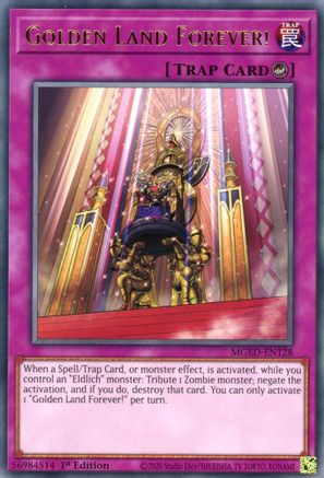Golden Land Forever! (MGED-EN128) - Rare - 1st Edition - Maximum Gold: El Dorado