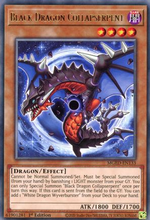 Black Dragon Collapserpent (MGED-EN133) - Rare - Maximum Gold: El Dorado