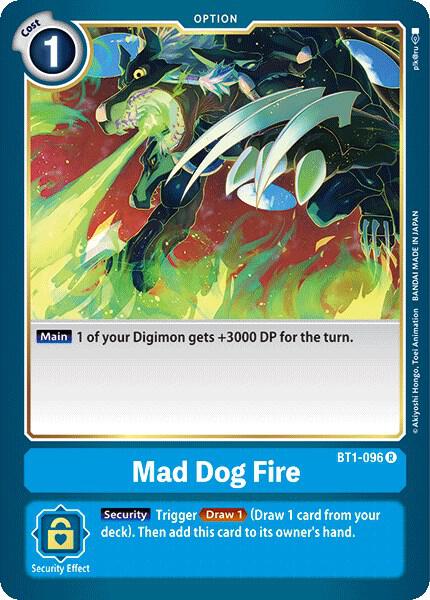 Mad Dog Fire BT1-096 R (Release Special Booster 1.0) 
