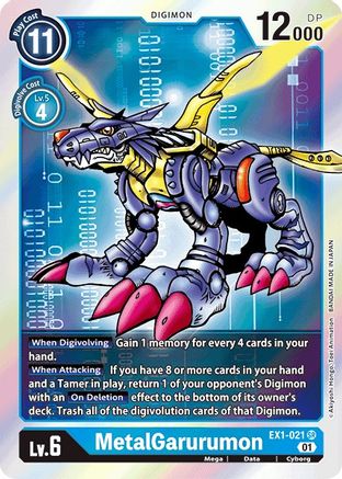 MetalGarurumon (EX1-021) Foil Super Rare - Classic Collection