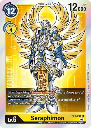 Seraphimon (EX1-031) Foil Rare - Classic Collection
