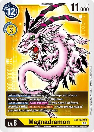 Magnadramon (EX1-032)  Uncommon - Classic Collection