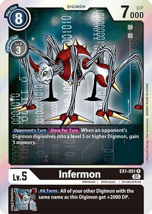 Infermon (EX1-051) Foil Rare - Classic Collection