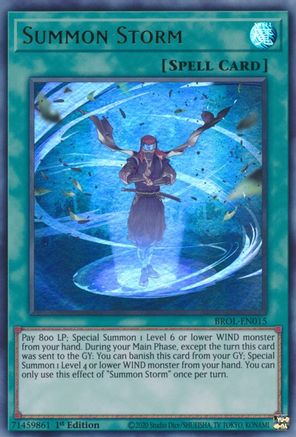 Summon Storm (BROL-EN015) - Ultra Rare - Brothers of Legend