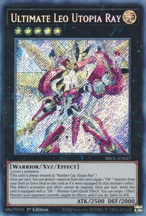 Ultimate Leo Utopia Ray (BROL-EN027) - Secret Rare - 1st Edition - Brothers of Legend