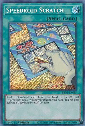Speedroid Scratch (BROL-EN035) - Secret Rare - Brothers of Legend