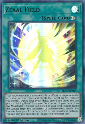 Zexal Field (BROL-EN054) - Ultra Rare - 1st Edition - Brothers of Legend